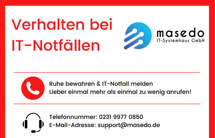 IT-Notfallmeldekarte: Schnelle Hilfe bei IT-Problemen für Ihr Unternehmen